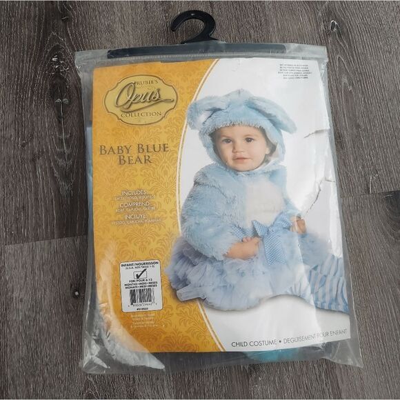 NEW Rubie's Halloween Costume Baby Blue Bear, Infant 6-12 MONTHS - Picture 2 of 5